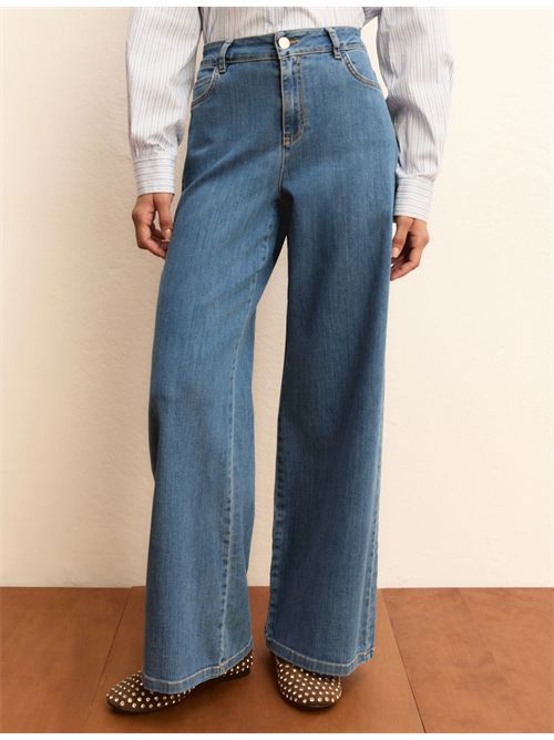 Denim stretch con gamba larga - BLUE JEANS EMME MARELLA | EMMDISCO404/001